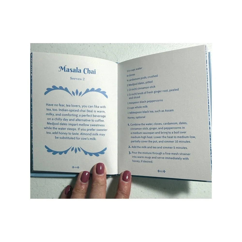 The Little Book of Fika Lynda Balslev Swedish Coffee Break Hardcover Cookbook